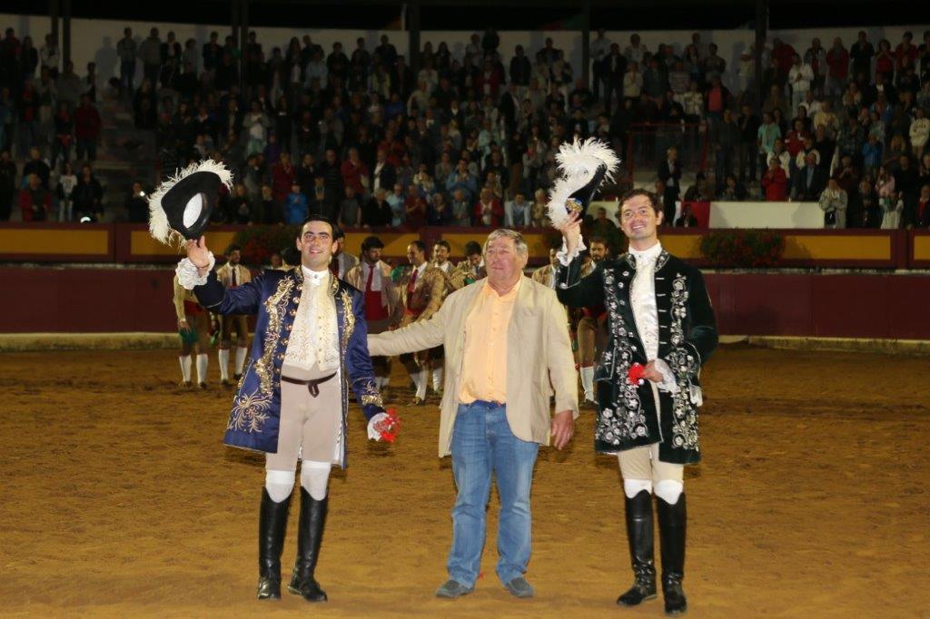 Manuel TELLES, David GOMES et le Ganadero Bruno BLOHORN