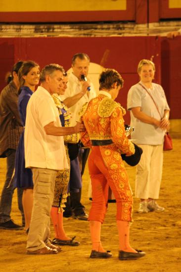Remises des Prix par TANIA YOUNG en présence du Maestro José Luis PALOMAR