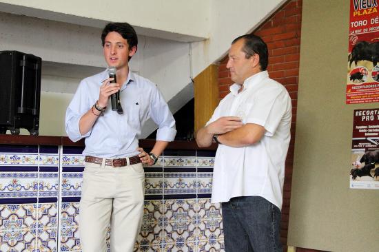 Le Novillero KIKE et le Président de la Mariposa