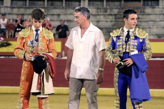 Le Maestro José Luis PALOMAR avec Fernado REY et Victor TALLON.
